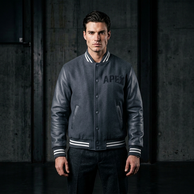 The Apex Varsity — Slate colorway