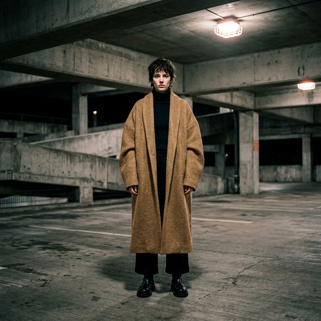 The Sovereign Overcoat — Camel colorway